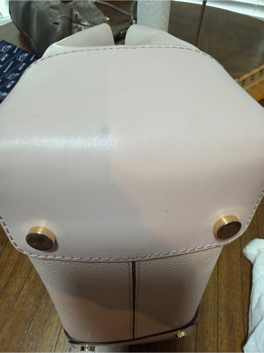 Authentic Michael Kors Mercer Gallery Medium Center Zip Tote in beautiful blush - Picture 6 of 11